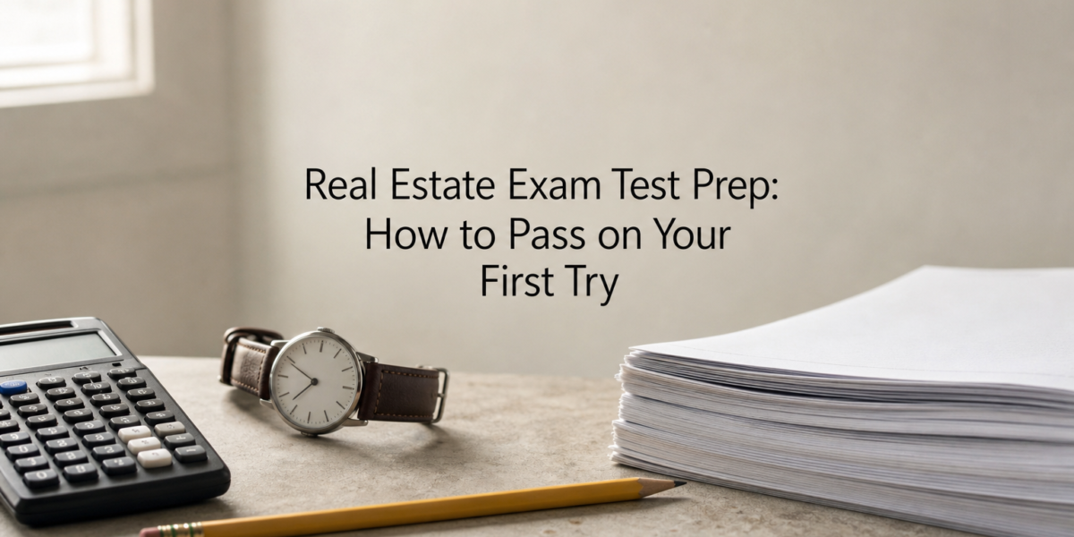 Real Estate Exam Test Prep: How to Pass on Your First Try