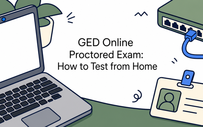 GED Online Proctored Exam: How to Test from Home
