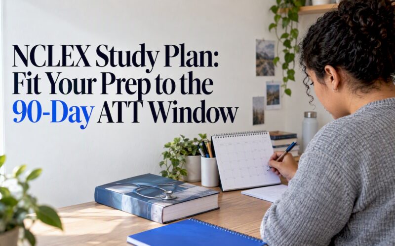 Nursing-candidate-planning-an-NCLEX-study-schedule